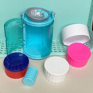 L.O.L. Surprise! Empty plastic boxes & spray haigoals case